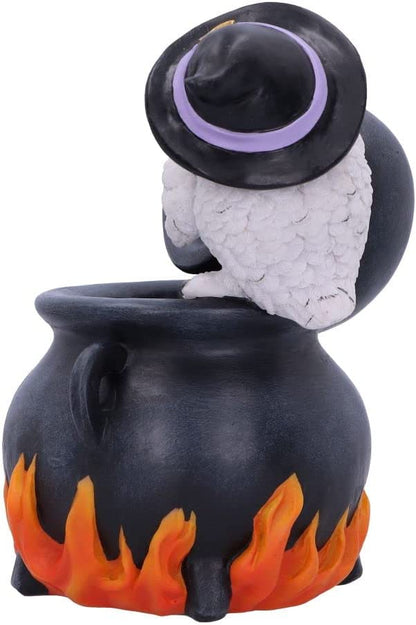 Snowy Brew Owl Backflow Incense Burner 17Cm
