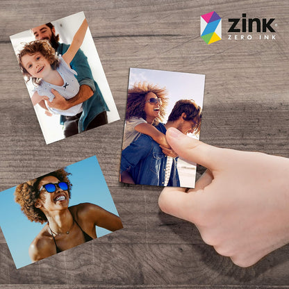Zink 2"x3" Premium Photo Paper (20 Pack) Compatible with Polaroid Snap, Snap Touch, Zip and Mint Cameras and Printers, ZINKPZ2X320, White