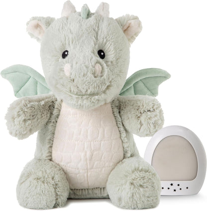 Cloud b Soothing Sound Machine | Cuddly Stuffed Animal | Record Parent Voice | 4 White Noises and 4 Lullabies | Auto-Shutoff | LoveLight