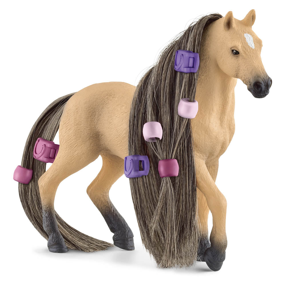 schleich 42580 HORSE CLUB Sofia's Beauties Figurine Schleich de Jument Andalouse à coiffer - Coffret avec Figurine Cheval et Accessoires - Pour Enfants à Partir de 5 ans