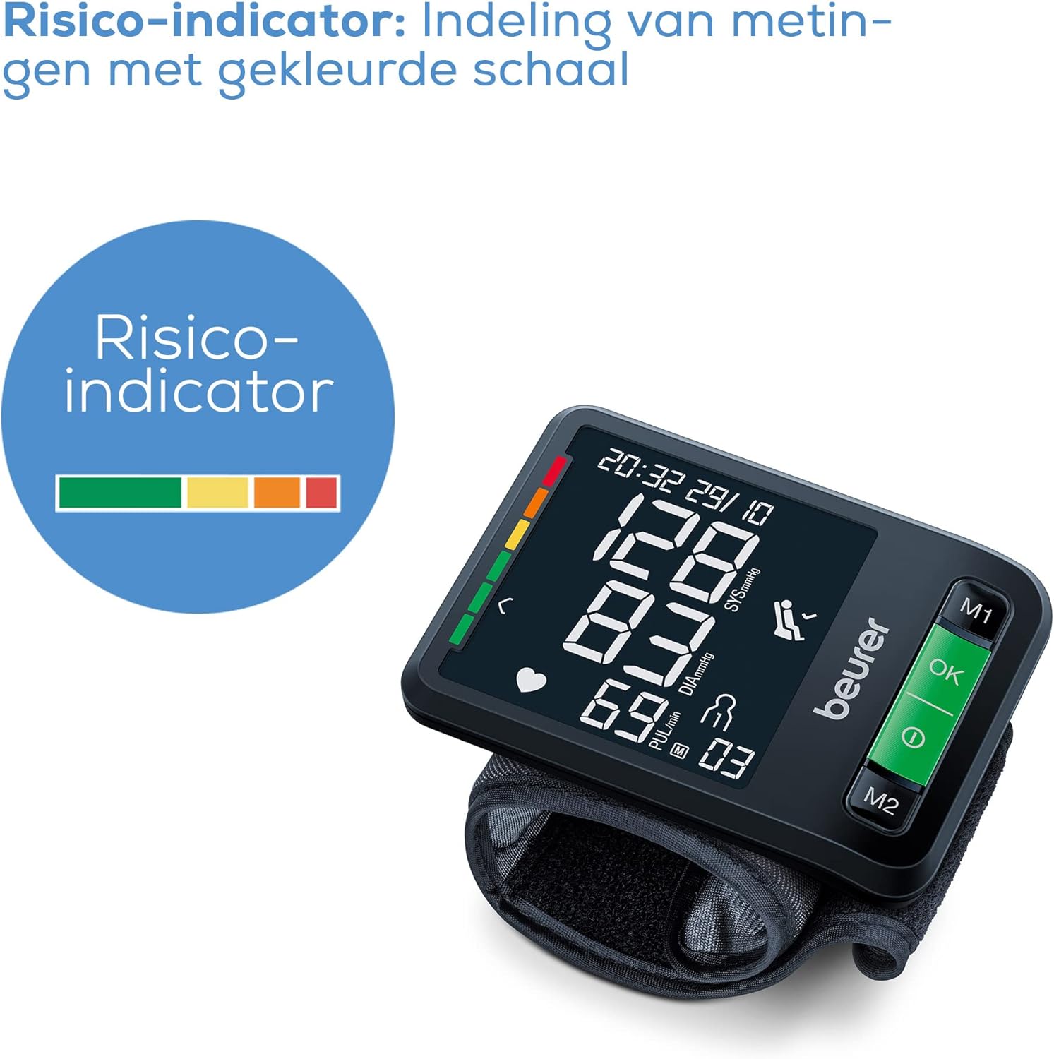Beurer -  Bc 87 Blood Pressure Monitor Wrist Bluetooth - 5 Years Warranty
