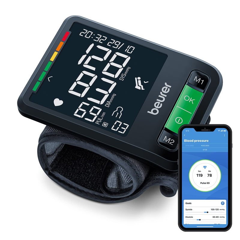 Beurer -  Bc 87 Blood Pressure Monitor Wrist Bluetooth - 5 Years Warranty