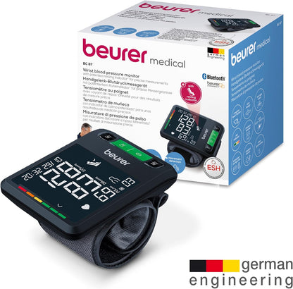 Beurer -  Bc 87 Blood Pressure Monitor Wrist Bluetooth - 5 Years Warranty