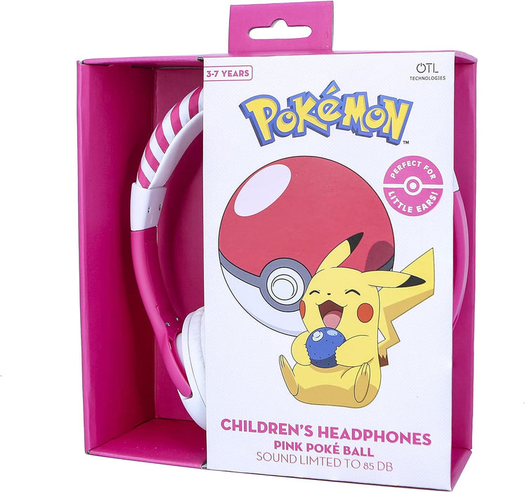 OTL - Junior Headphones - Pokemon Pokeball Pink (PK0842