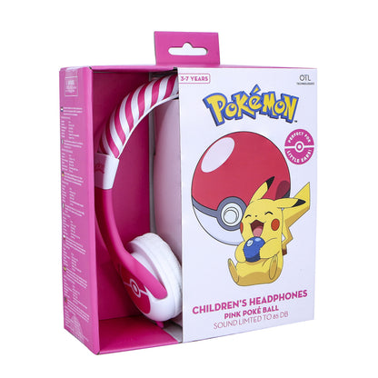 OTL - Junior Headphones - Pokemon Pokeball Pink (PK0842