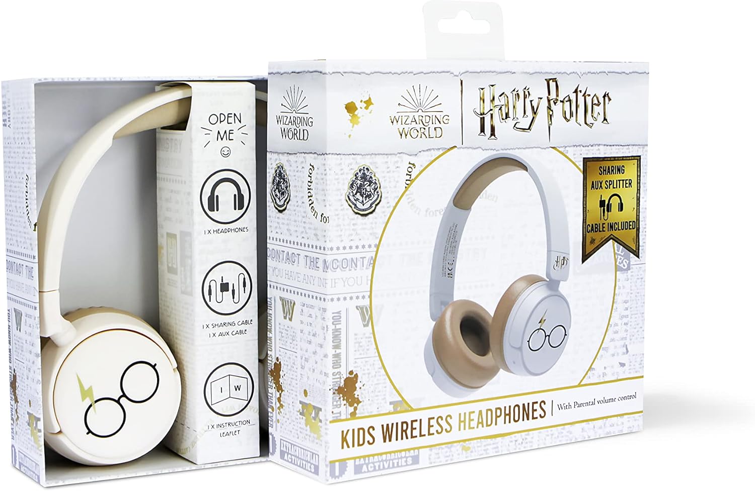 OTL Technologies HP0990 Harry Potter Wireless Headphones - Cream
