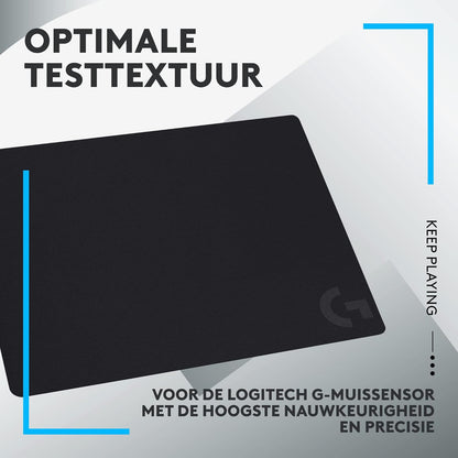 Logitech G G240 Cloth Gaming Mouse Pad, Optimised for Gaming Sensors, Moderate Surface Friction, Non-Slip Mouse Mat, Mac and PC Gaming Accessories, 340 x 280 x 1 mm