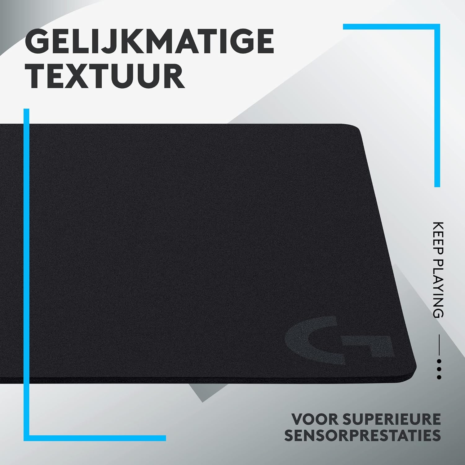 Logitech G G440 Hard Gaming Mouse Pad, Optimised for Gaming Sensors, Low Surface Friction, Non-Slip Mouse Mat, Mac and PC Gaming Accessories, 340 x 280 x 5 mm