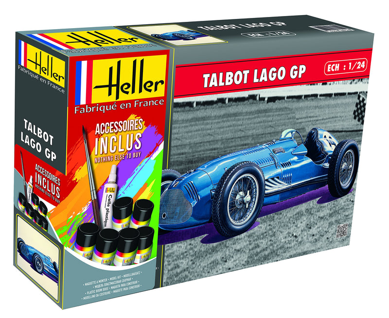 Heller 1: 24 Gift Set - Talbot Lago GP