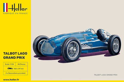 Heller Coche Kit de Modelo de plástico Talbot Lagot GP, 1:24 Scale (80721