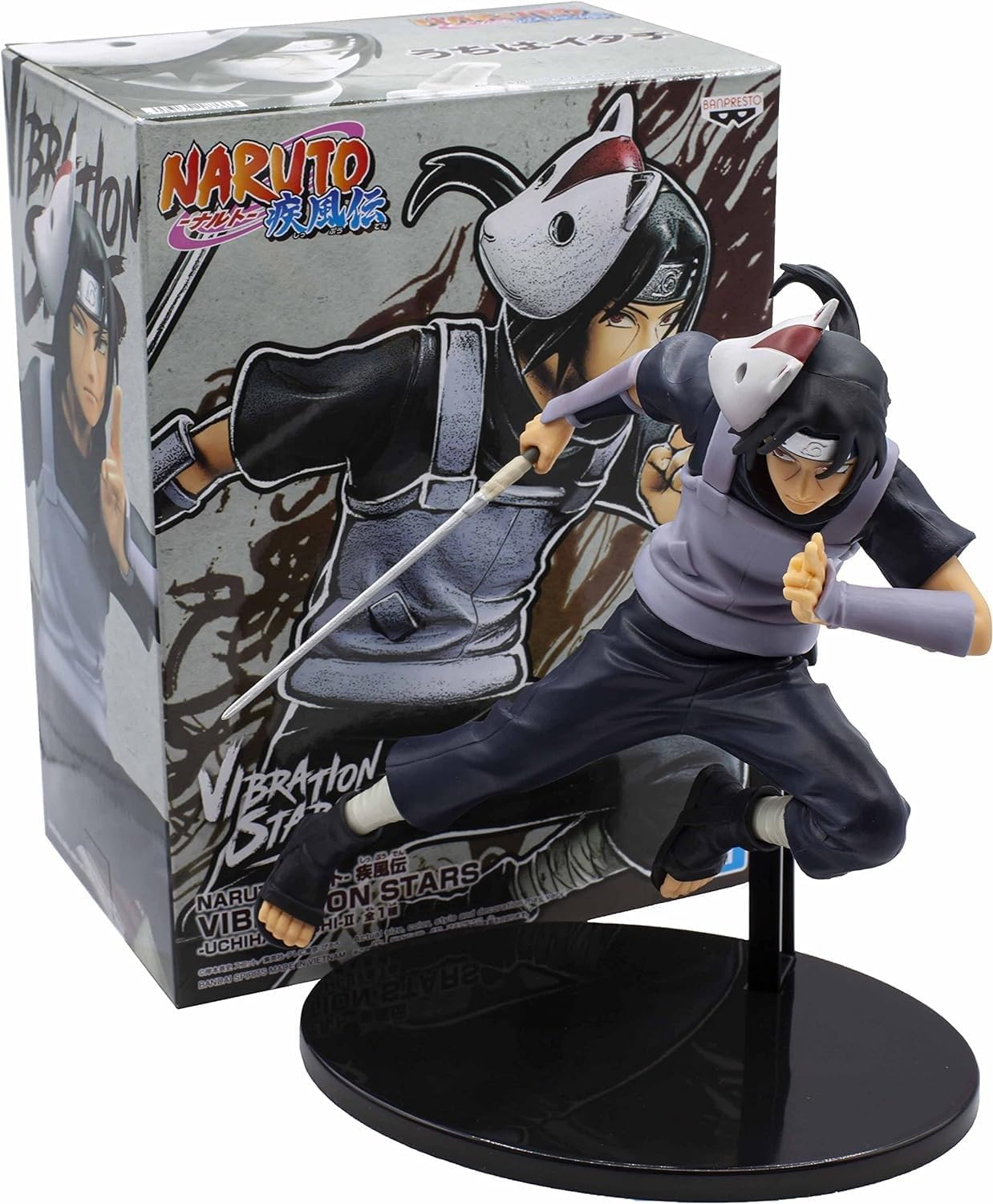 Banpresto NARUTO SHIPPUDEN - Itachi Uchiha - Figurine Vibration Stars 16cm