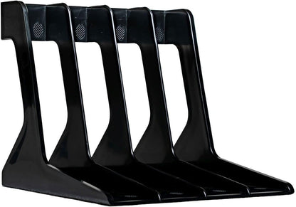 VINYL STAND- 7 INCH SINGLE RACK (SHAPED - HIPS PLASTIC) BLACK