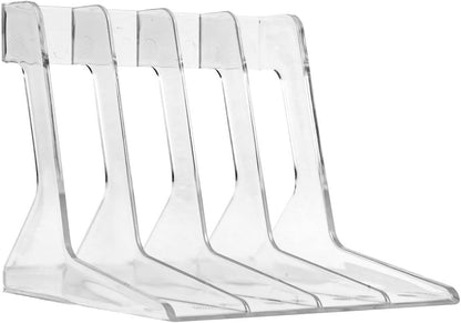 Vinyl Stand- 7 Inch Single Rack (Shaped - Hips Plastic) Crystal Clear