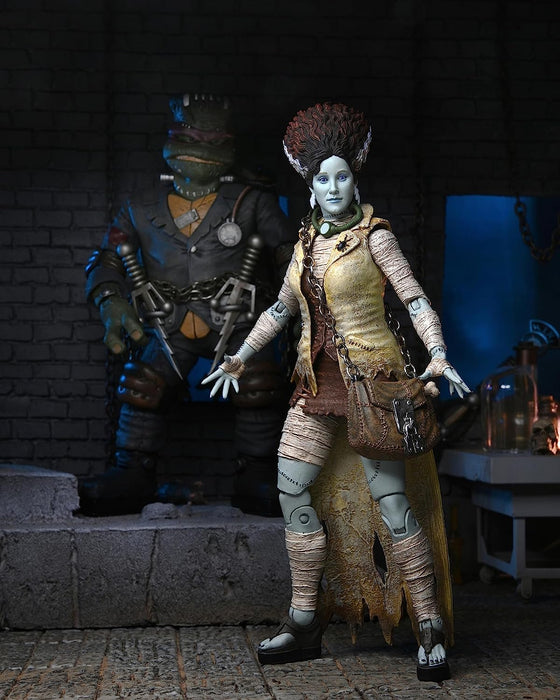 Générique NECA - Universal Monsters vs TMNT - April as the Bride of Frankenstein Ultimate 7" Action Figure