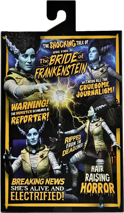 Générique NECA - Universal Monsters vs TMNT - April as the Bride of Frankenstein Ultimate 7" Action Figure