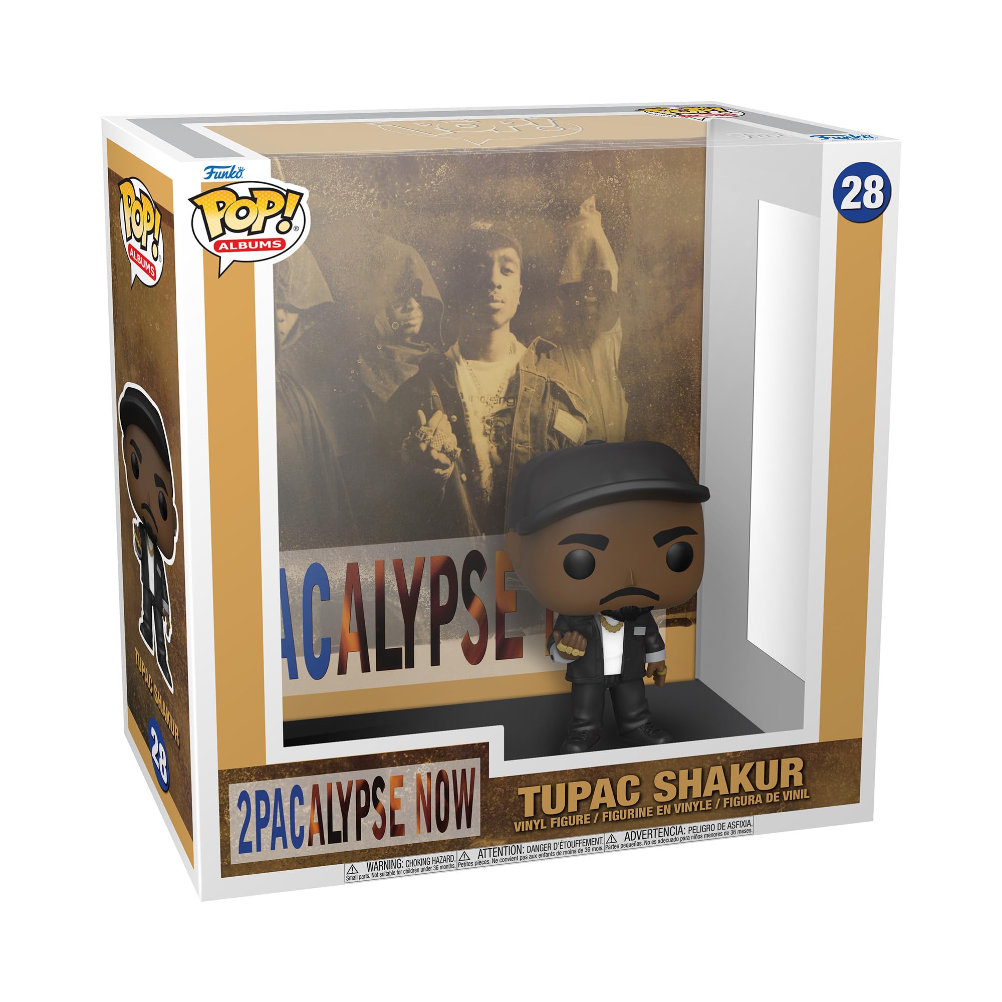 Funko POP! Albums: Tupac - 2pacalypse Now - Collectable Vinyl Figure - Gift Idea - Official Merchandise - Toys for Kids & Adults - Model Figure for Collectors and Display