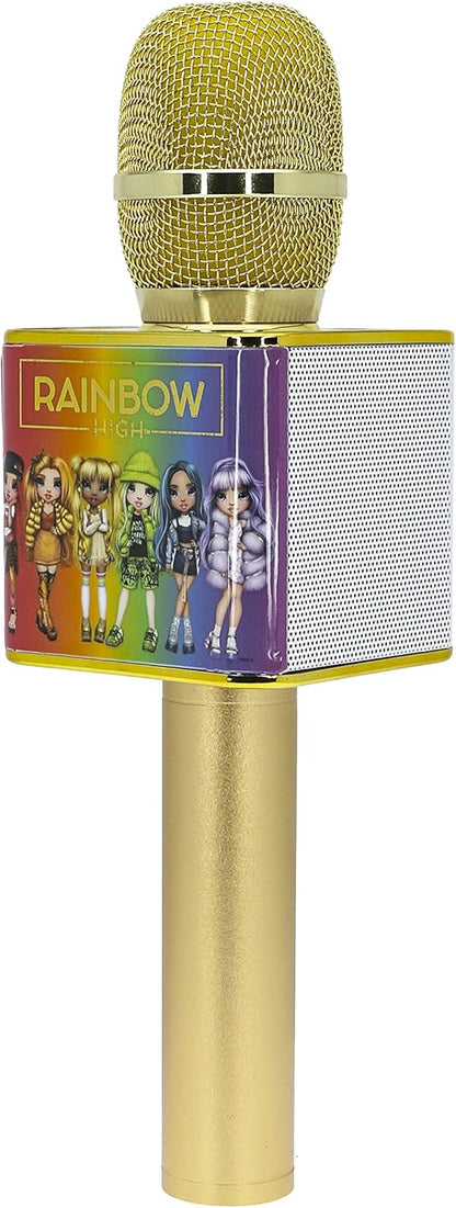 OTL Technologies RH0929 Rainbow High Bluetooth Wireless Karaoke Microphone with Built-in Speaker
