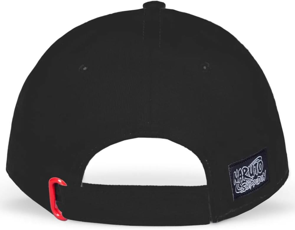 Naruto Shippuden Cap - Men's Adjustable Cap - One Size Black