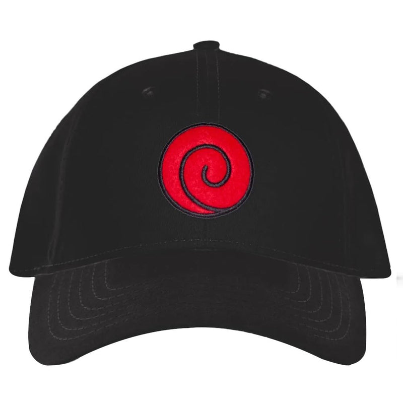 Naruto Shippuden Cap - Men's Adjustable Cap - One Size Black