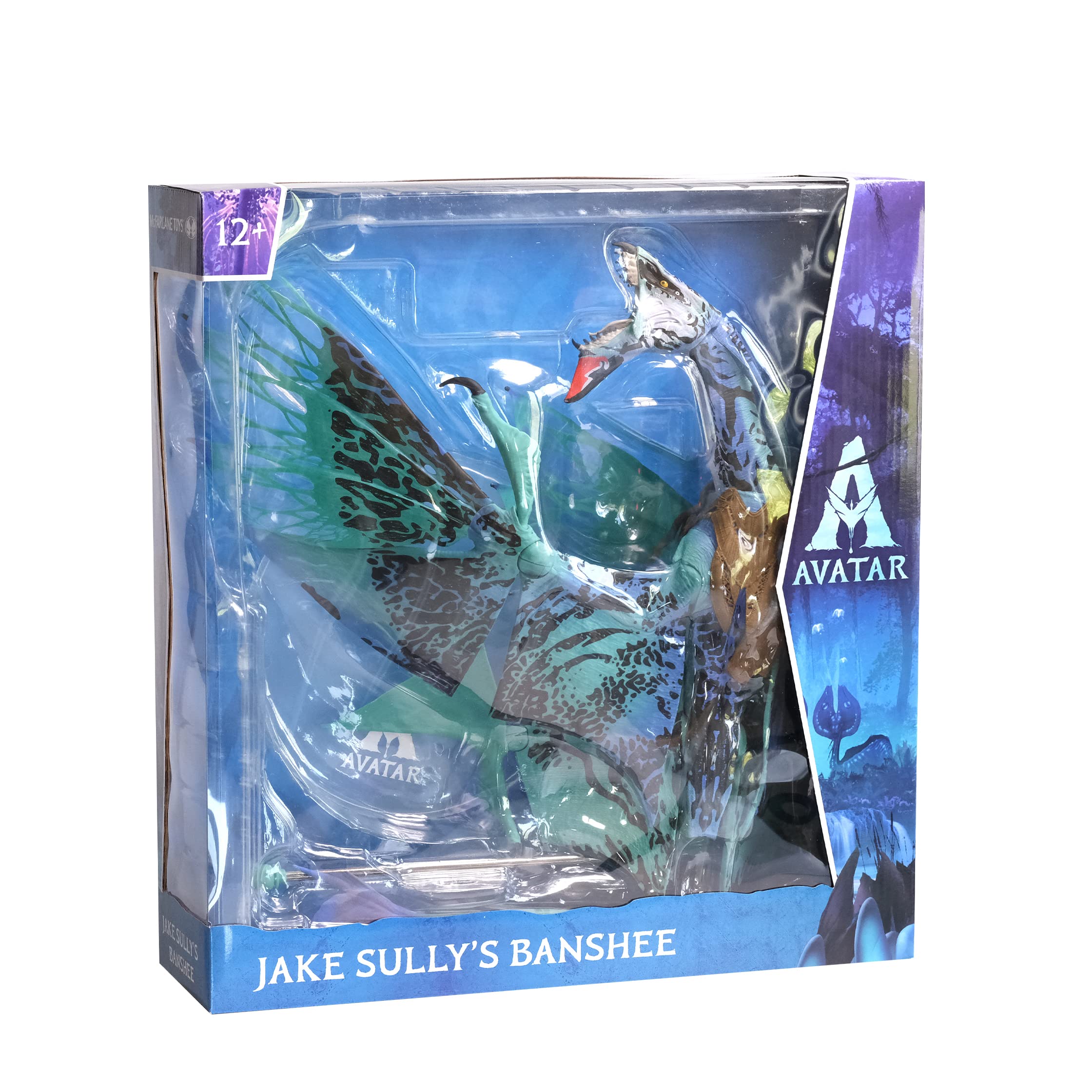 McFarlane Toys , Disney Avatar, Bob Banshee Avatar Movie Action Figure with 22 Moving Parts, Disney Toys Collectible Figure with Collectors Stand, Ages 12+