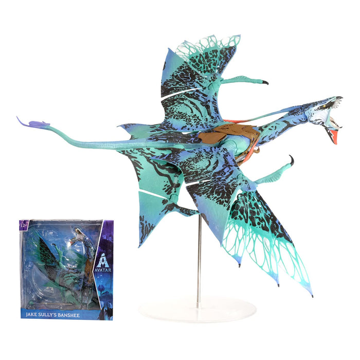 McFarlane Toys , Disney Avatar, Bob Banshee Avatar Movie Action Figure with 22 Moving Parts, Disney Toys Collectible Figure with Collectors Stand, Ages 12+