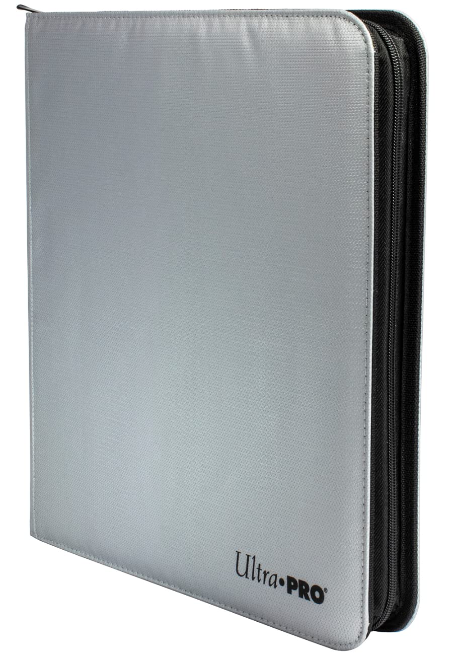 Ultra PRO 12-Pocket Fire Resistant Zippered PRO-Binder (Silver