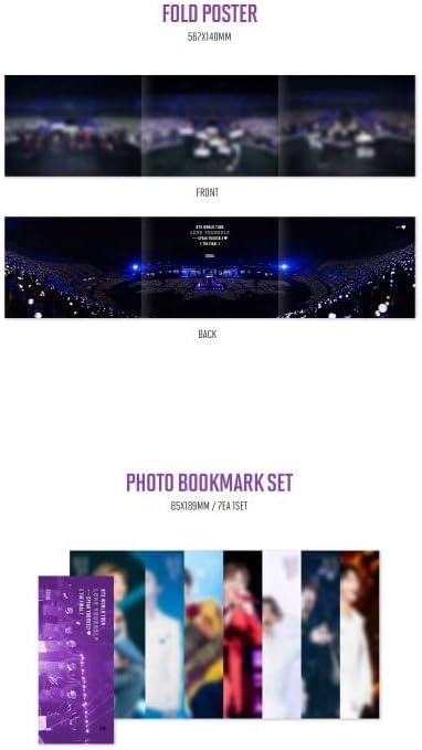 BTS World Tour 'Love Yourself Speak Yourself' The Final - incl. 192pg Photobook, Folded Poster, Bookmark Set + Photocard