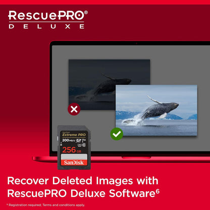 Sandisk Extreme Pro - Flash Memory Card - 256 Gb - Video Class V30 / Uhs-I U3 / Class10 - Sdxc Uhs-I