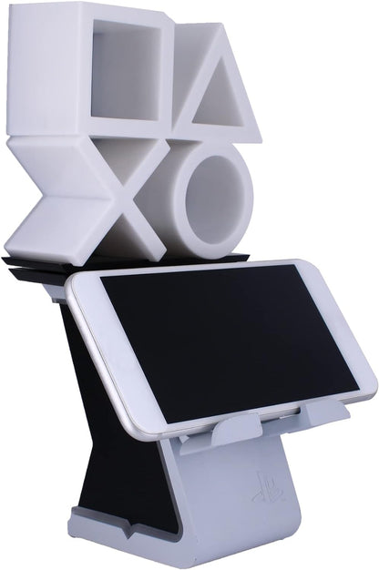 Cable Guys Ikon Charging Stand - Sony Playstation Gaming Accessories Holder & Phone Holder for Most Controllers (Xbox, Play Station, Nintendo Switch) & Phone