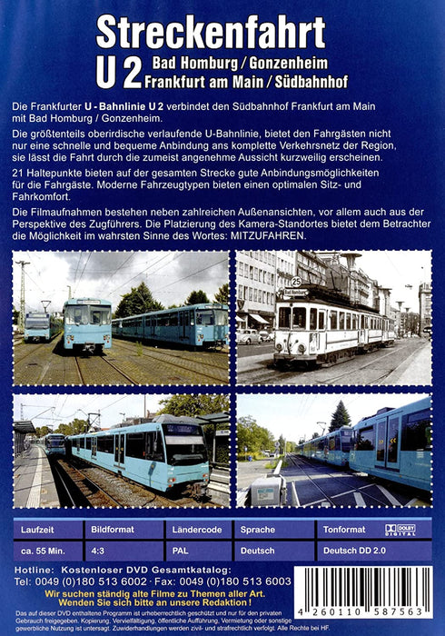 U 2 Frankfurt Streckenfahrt