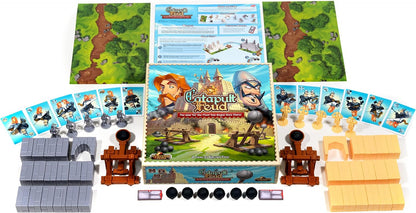Vesuvius Media | Catapult Feud | Board Game | Ages 7+ | 2 Players | 30-45 Minutes Playing Time