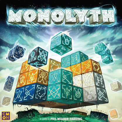 Cmon Monolyth Board Game | Monolith Building Strategy Game | Tactile Puzzle Game | Fun Family Game for Kids and Adults | Ages 8+ | 1-4 Players | Average Playtime 30 Minutes, Multicolor (MNL001)
