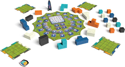 Cmon Monolyth Board Game | Monolith Building Strategy Game | Tactile Puzzle Game | Fun Family Game for Kids and Adults | Ages 8+ | 1-4 Players | Average Playtime 30 Minutes, Multicolor (MNL001)