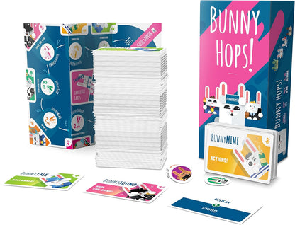 KYHU Bunny Hops! | The Perfect Party Board Game | Ages 10+ | 4-16 Players | 20 Minutes Playing Time | from