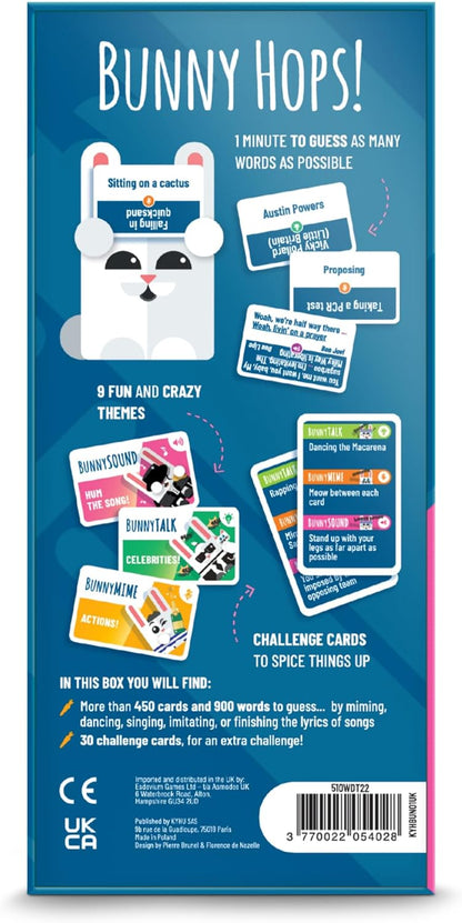 KYHU Bunny Hops! | The Perfect Party Board Game | Ages 10+ | 4-16 Players | 20 Minutes Playing Time | from