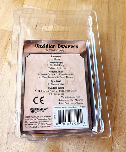 Summoner Wars Second Edition: Obsidian Dwarves