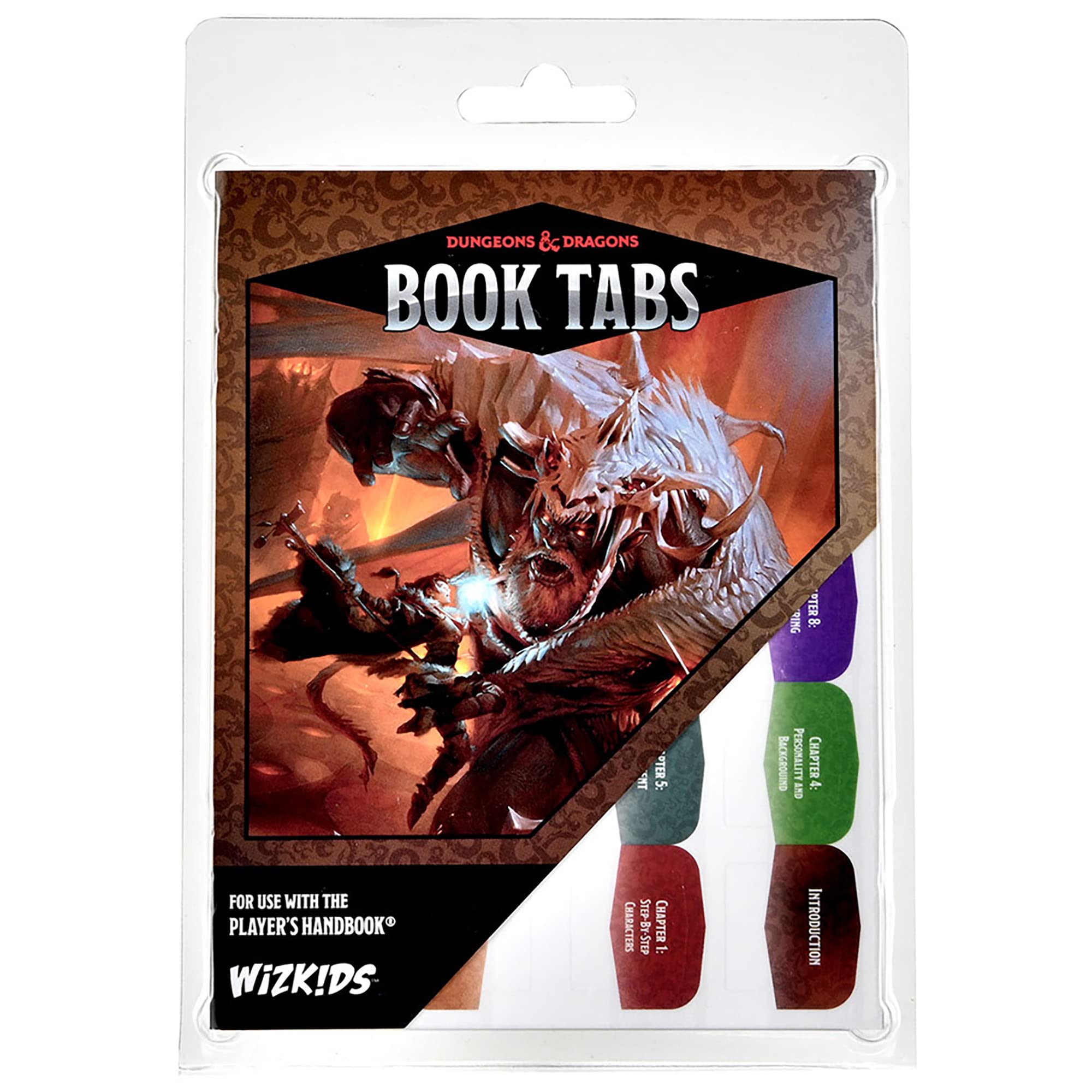 WizKids D&D Book Tabs: Player's Handbook Book Tabs, RPG Accessory, Dungeons & Dragons