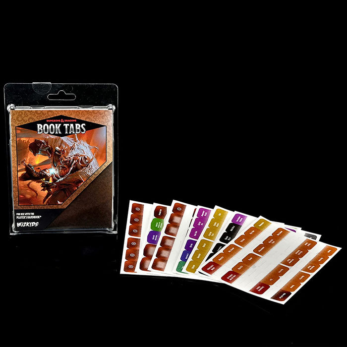 WizKids D&D Book Tabs: Player's Handbook Book Tabs, RPG Accessory, Dungeons & Dragons