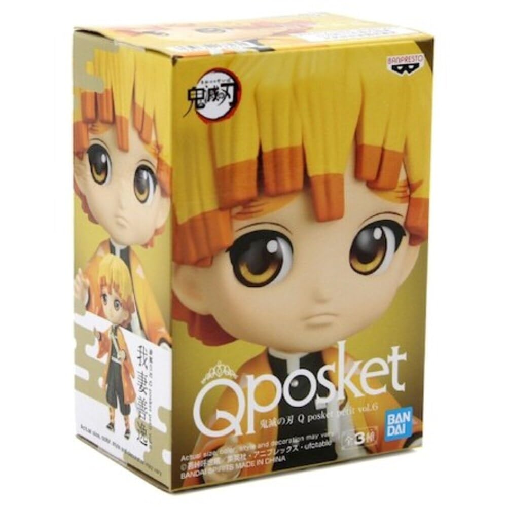 Banpresto Q Posket Petit: Demon Slayer Kimetsu No Yaiba - Zenitsu Agatsuma Vol.6 (Ver:B) Figure (7cm) (18603)