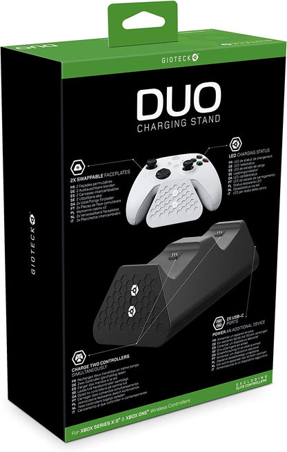 Gioteck Duo Charging Stand For Xbox Series X|S & Xbox One Wireless Controllers