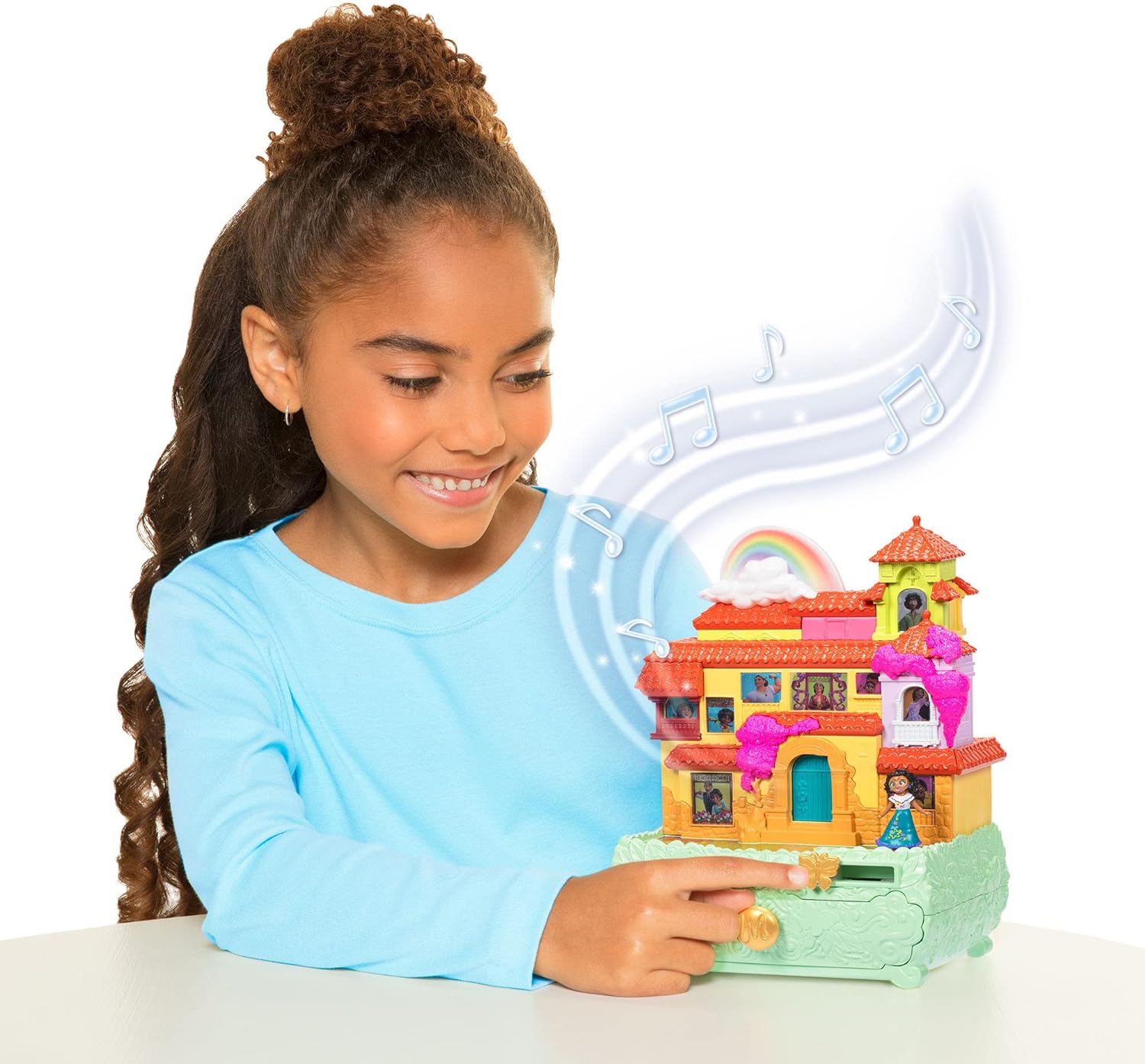 Disney Encanto Magische Casa Madrigal Jewelry Box speelt "We Praat niet over Bruno", The Family Madrigal" & "Surface Pressure" nummers