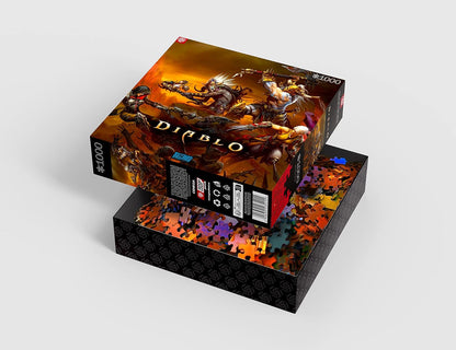 Good Loot Gaming Puzzle Diablo Heroes Battle Puzzles Computer game puzzles for teenagers and adults Leisure ideas Inspired by a computer game | 1000 pieces | 68 x 48 cm