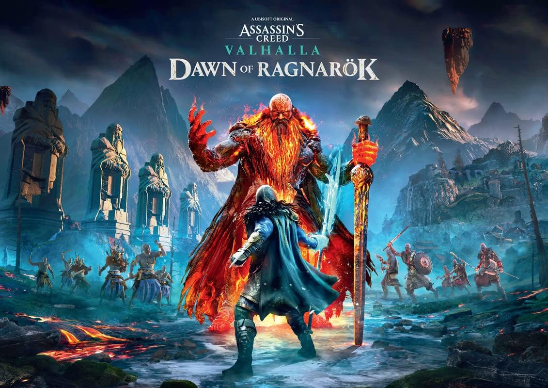Assassin's Creed Valhalla: Dawn of Ragnarok - Puzzlespiel mit 1000 Teilen und den Maßen 68 cm x 48 cm | inklusive Poster und Tasche | Spiel-Artwork für Erwachsene und Teenager
