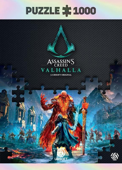 Assassin's Creed Valhalla: Dawn of Ragnarok - Puzzlespiel mit 1000 Teilen und den Maßen 68 cm x 48 cm | inklusive Poster und Tasche | Spiel-Artwork für Erwachsene und Teenager