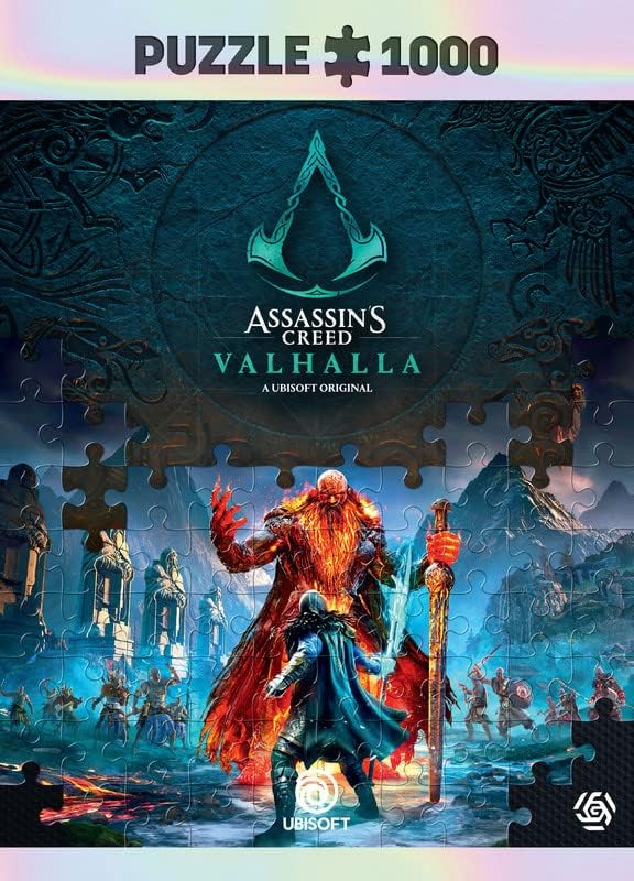 Assassin's Creed Valhalla: Dawn of Ragnarok - Puzzlespiel mit 1000 Teilen und den Maßen 68 cm x 48 cm | inklusive Poster und Tasche | Spiel-Artwork für Erwachsene und Teenager