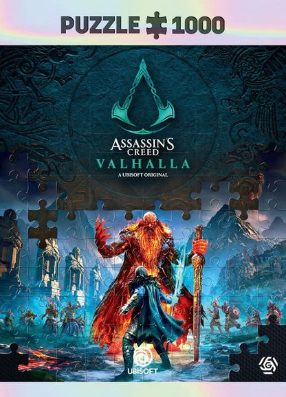 Assassin's Creed Valhalla: Dawn of Ragnarok - Puzzlespiel mit 1000 Teilen und den Maßen 68 cm x 48 cm | inklusive Poster und Tasche | Spiel-Artwork für Erwachsene und Teenager