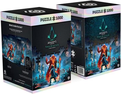 Assassin's Creed Valhalla: Dawn of Ragnarok - Puzzlespiel mit 1000 Teilen und den Maßen 68 cm x 48 cm | inklusive Poster und Tasche | Spiel-Artwork für Erwachsene und Teenager