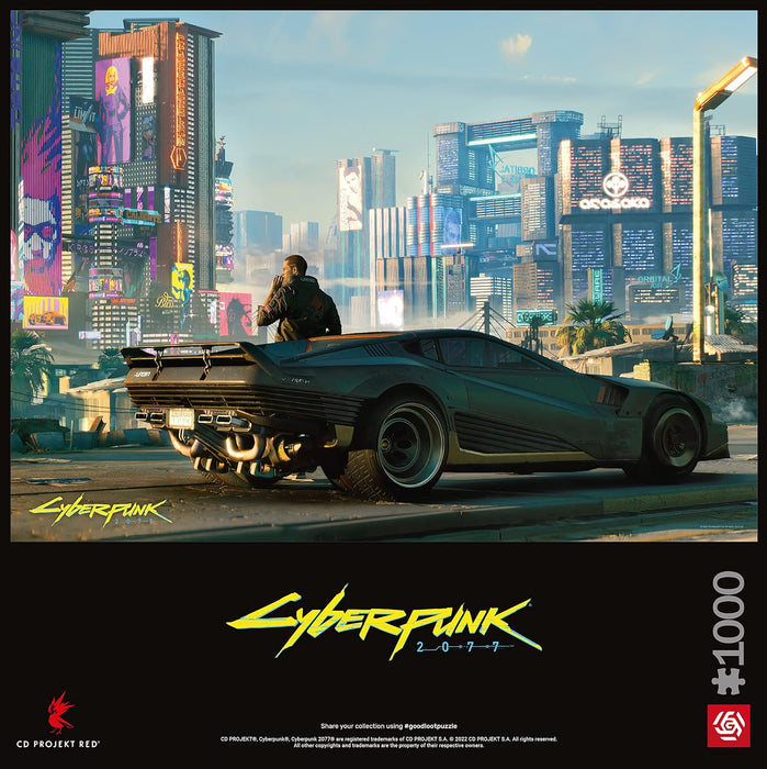 Good Loot Gaming Puzzle Cyberpunk 2077 Mercenary on the Rise Jigsaw Puzzles Computer game puzzles for teenagers and adults Leisure ideas Inspired by a computer game | 1000 pieces | 68 x 48 cm
