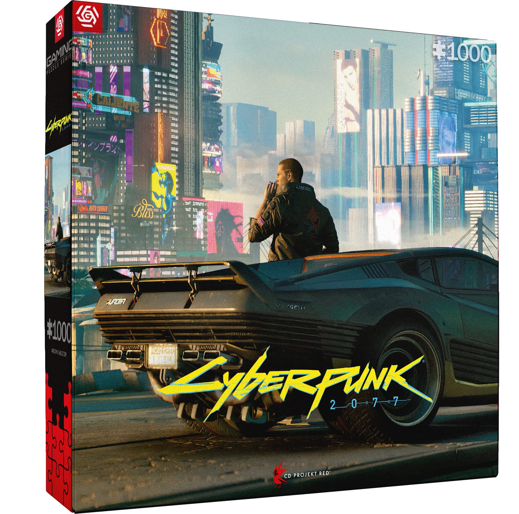Good Loot Gaming Puzzle Cyberpunk 2077 Mercenary on the Rise Jigsaw Puzzles Computer game puzzles for teenagers and adults Leisure ideas Inspired by a computer game | 1000 pieces | 68 x 48 cm