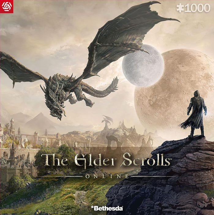 Good Loot Gaming Puzzle Elder Scrolls Elsweyr Computer game puzzles for teenagers and adults Leisure ideas Inspired by a computer game | 1000 pieces | 68 x 48 cm